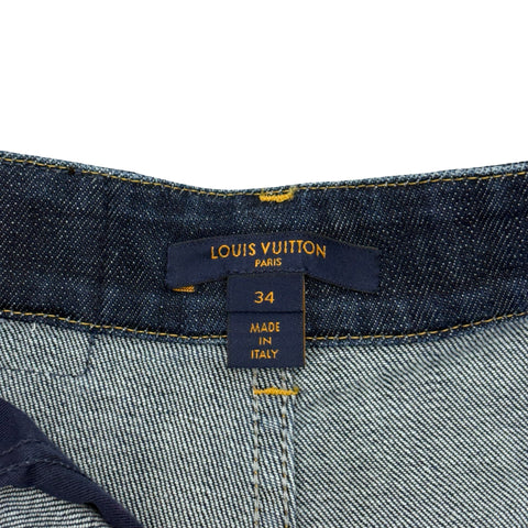 【美品】LOUIS VUITTON ルイヴィトン SHORT PANTS ショートパンツ 34 USED 中古 洋服 CLOTHES