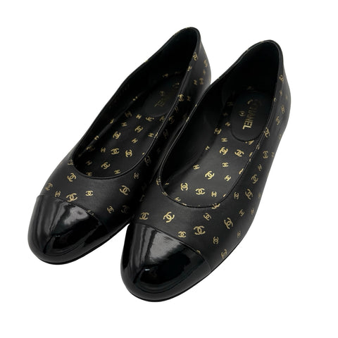 【美品】CHANEL シャネル SHOES バレエシューズ 37.5 USED 中古 2023年 靴 CLOTHES