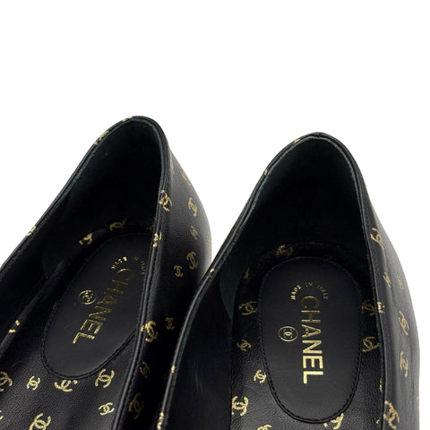 【美品】CHANEL シャネル SHOES バレエシューズ 37.5 USED 中古 2023年 靴 CLOTHES