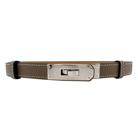 【新品未使用】 Hermes エルメス BELT ベルト《ケリー》18 小物 エトゥープ エプソン 新品未使用 ETOUPE EPSOＭ
