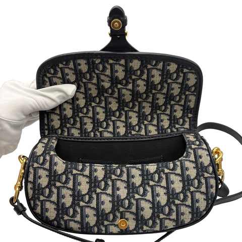 【中古】 Christian Dior クリスチャン ディオール BOBBY SHOULDER BAG ボビーショルダーバッグ ショルダーバッグ ネイビー 中古 USED バッグ