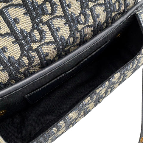 【中古】 Christian Dior クリスチャン ディオール BOBBY SHOULDER BAG ボビーショルダーバッグ ショルダーバッグ ネイビー 中古 USED バッグ