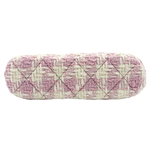 【美品】 CHANEL シャネル MINI SHOULDER BAG ミニショルダーバッグ ランダム番(2021年~) ピンク ツイード 中古 USED バッグ