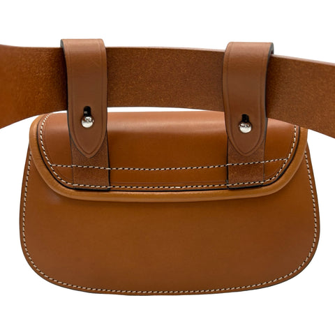 【中古】 GUCCI グッチ MINI BELT BAG ミニベルトバッグ ボディバッグ ブラウン レザー 中古 USED バッグ