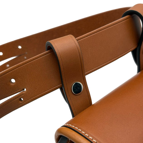 【中古】 GUCCI グッチ MINI BELT BAG ミニベルトバッグ ボディバッグ ブラウン レザー 中古 USED バッグ