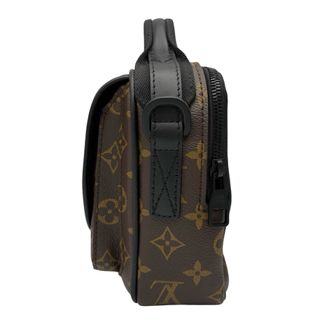 【美品】 LOUIS VUITTON ルイ・ヴィトン QUEST MESSENGER(M46973) クエストメッセンジャー ショルダーバッグ ICチップ(2021年～) モノグラム キャンバス/レザー 中古 USED バッグ