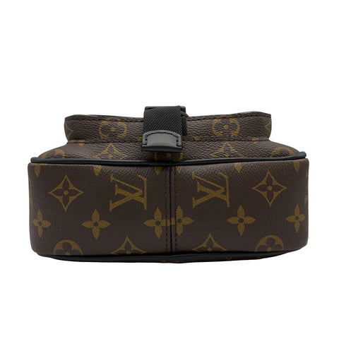 【美品】 LOUIS VUITTON ルイ・ヴィトン QUEST MESSENGER(M46973) クエストメッセンジャー ショルダーバッグ ICチップ(2021年～) モノグラム キャンバス/レザー 中古 USED バッグ
