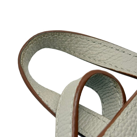 【中古】LOEWE ロエベ HAMMOCK MINI SHOULDER BAG ハンモックミニショルダーバッグ ライトグレー カーフスキン 中古 USED バッグ