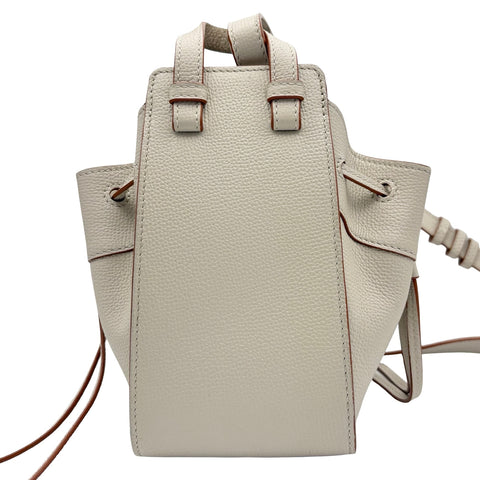 【中古】LOEWE ロエベ HAMMOCK MINI SHOULDER BAG ハンモックミニショルダーバッグ ライトグレー カーフスキン 中古 USED バッグ