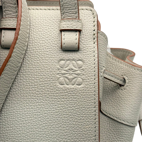 【中古】LOEWE ロエベ HAMMOCK MINI SHOULDER BAG ハンモックミニショルダーバッグ ライトグレー カーフスキン 中古 USED バッグ