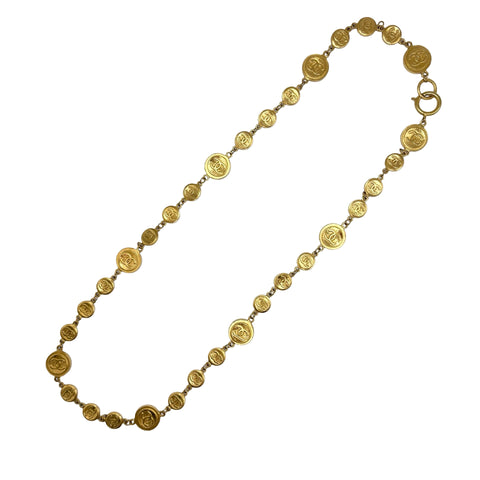 【中古】 CHANEL シャネル COIN MOTIFS COCOMARK LONG NECKLACE コインモチーフココマークロングネックレス NECKLACE ヴィンテージ 中古 GP