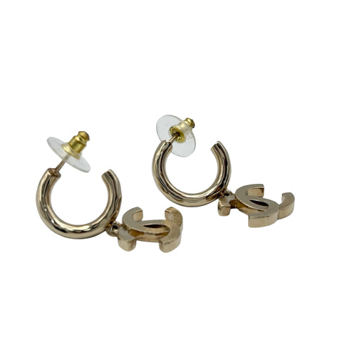 【中古】 CHANEL シャネル ENAMEL COCOMARK EARRINGS エナメルココマークピアス ゴールド/ピンク GP 中古