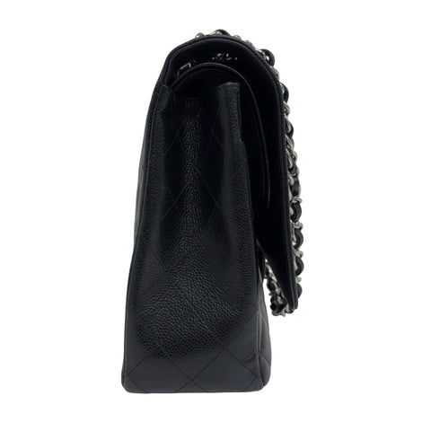 【中古】 CHANEL シャネル MATELASSE CHAIN SHOULDER BAG マトラッセ チェーンショルダーバッグ ショルダーバッグ 18番台(2014年) ブラック キャビアスキン 中古 USED バッグ