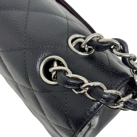 【中古】 CHANEL シャネル MATELASSE CHAIN SHOULDER BAG マトラッセ チェーンショルダーバッグ ショルダーバッグ 18番台(2014年) ブラック キャビアスキン 中古 USED バッグ