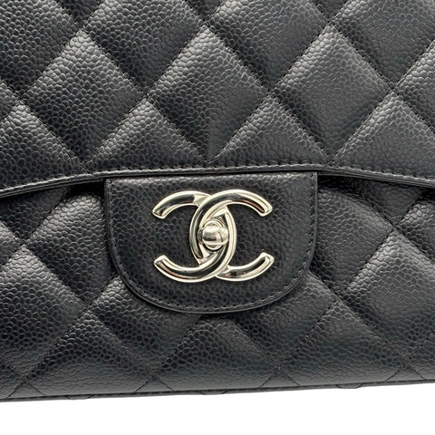 【中古】 CHANEL シャネル MATELASSE CHAIN SHOULDER BAG マトラッセ チェーンショルダーバッグ ショルダーバッグ 18番台(2014年) ブラック キャビアスキン 中古 USED バッグ