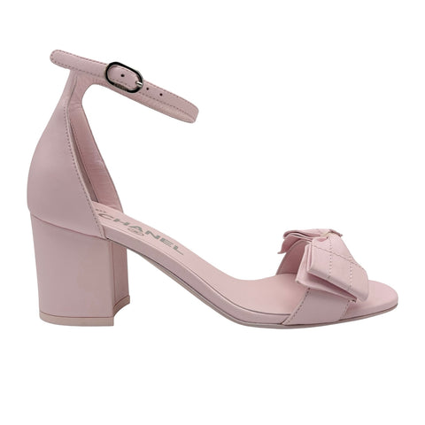 【美品】 CHANEL シャネル SANDALS サンダル リボン 36 中古 現行品 靴