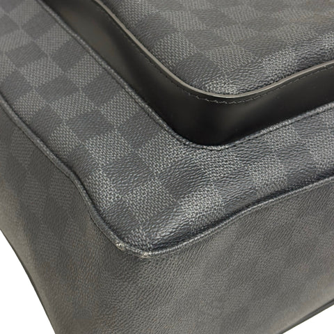 【中古】 LOUIS VUITTON ルイ・ヴィトン JOSH(N40269) ジョッシュ バックパック TJ4189(2019年) ダミエグラフィット キャンバス×レザー 中古 USED バッグ