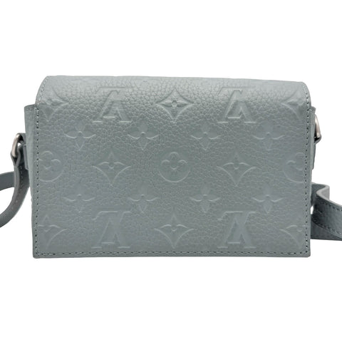 【中古】 LOUIS VUITTON ルイ・ヴィトン STEAMER WEARABLE WALLET スティーマー ウェアラブルウォレット ショルダーバッグ ICチップ MISTY LAKE トリヨンモノグラム 中古 USED バッグ