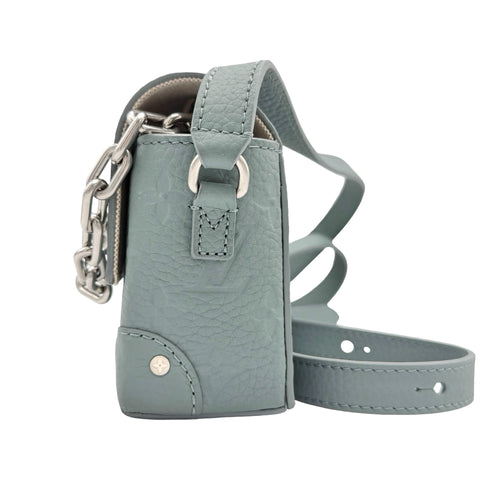 【中古】 LOUIS VUITTON ルイ・ヴィトン STEAMER WEARABLE WALLET スティーマー ウェアラブルウォレット ショルダーバッグ ICチップ MISTY LAKE トリヨンモノグラム 中古 USED バッグ
