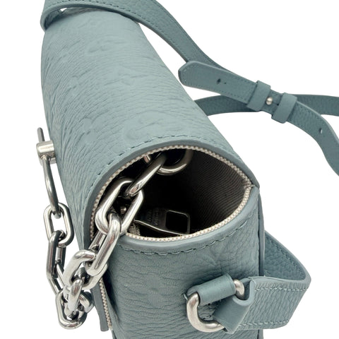 【中古】 LOUIS VUITTON ルイ・ヴィトン STEAMER WEARABLE WALLET スティーマー ウェアラブルウォレット ショルダーバッグ ICチップ MISTY LAKE トリヨンモノグラム 中古 USED バッグ