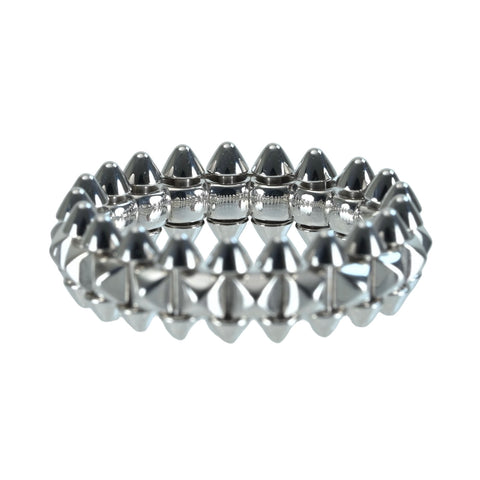 【中古】CARTIER カルティエ  K18WG クラッシュドゥカルティエ RING リング 指輪 8.2g #48