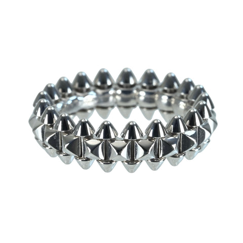 【中古】CARTIER カルティエ  K18WG クラッシュドゥカルティエ RING リング 指輪 8.2g #48