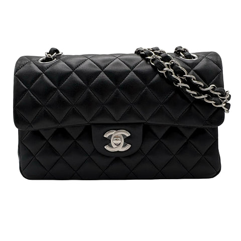 【中古】 CHANEL シャネル DOUBLE FLAP MATELASSE ダブルフラップマトラッセ ショルダーバッグ 31番台(2021年) ブラック ラムスキン 中古 USED バッグ