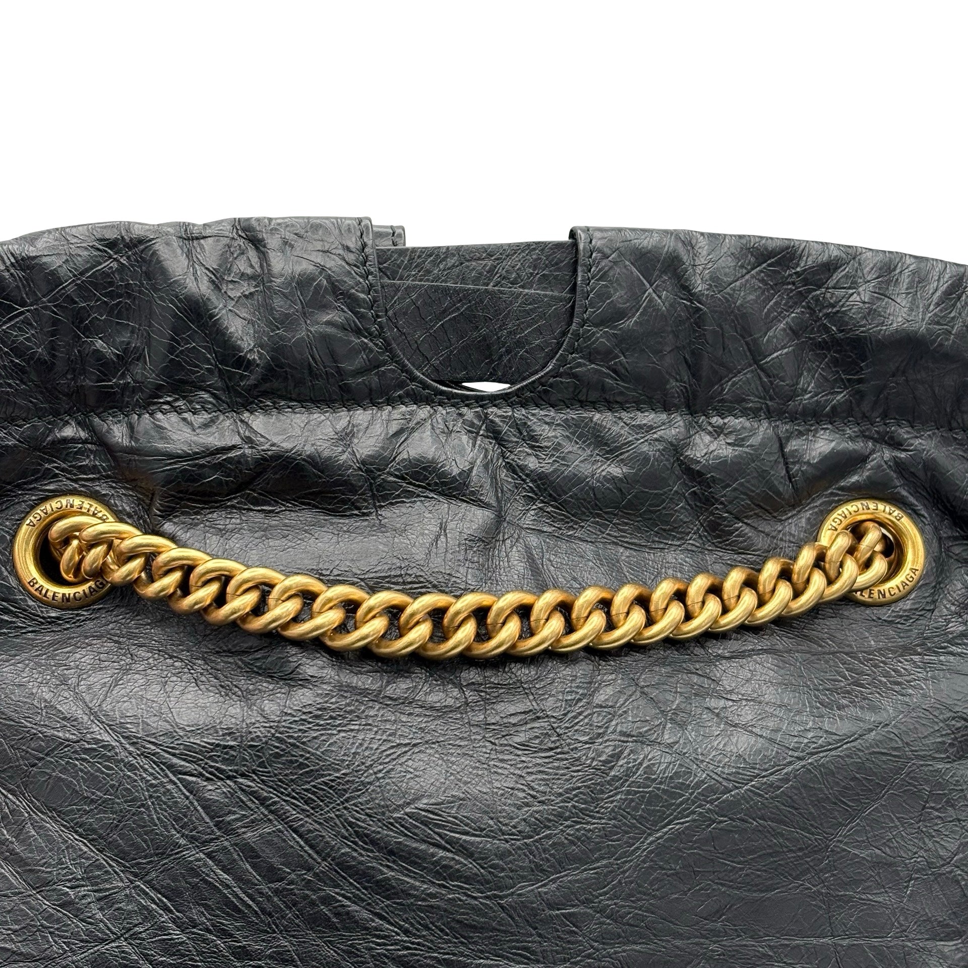 美品】 BALENCIAGA バレンシアガ CRUSH SHOULDER BAG クラッシュ