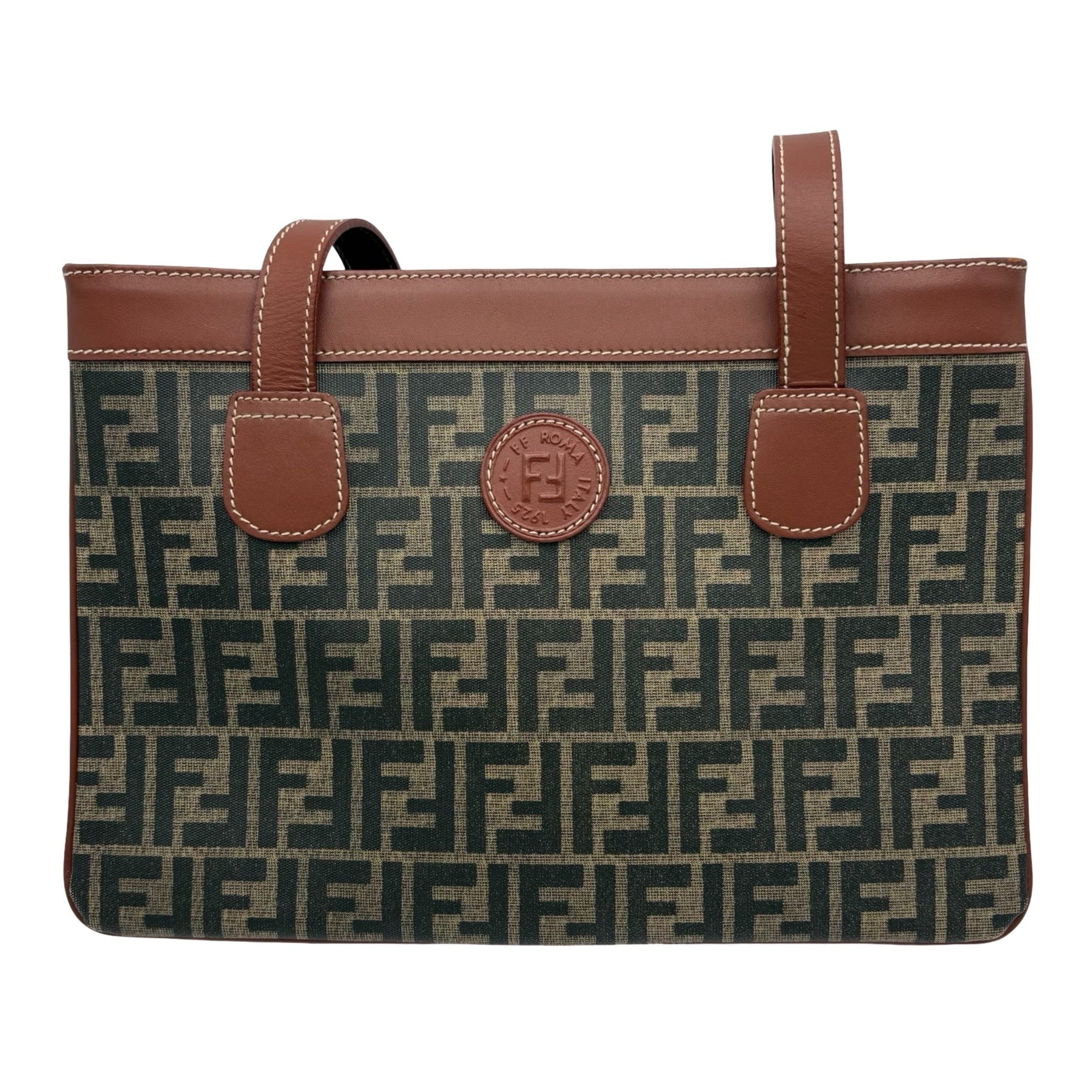 中古】 FENDI フェンディ ZUCCA SHOULDERBAG ズッカショルダーバッグ