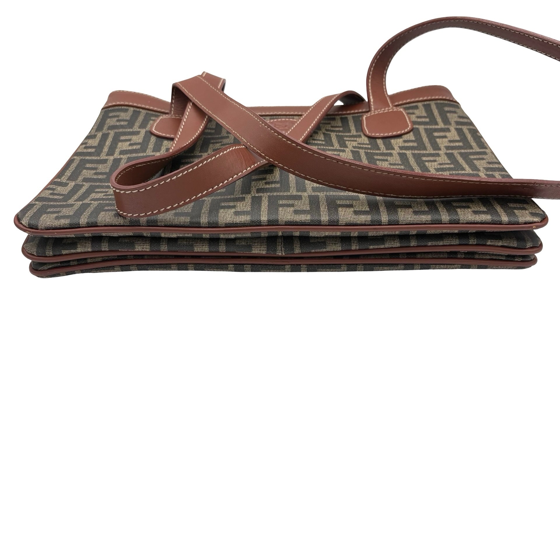 フェンディ　FENDI ショルダー　ズッカ 中古】 FENDI フェンディ ZUCCA SHOULDERBAG ズッカショルダーバッグ