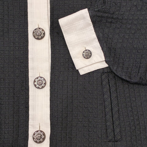 【中古】 CHANEL シャネル JACKET パイピングココボタンジャガード織ジャケット 34 USED 中古 2016年 CLOTHES 洋服