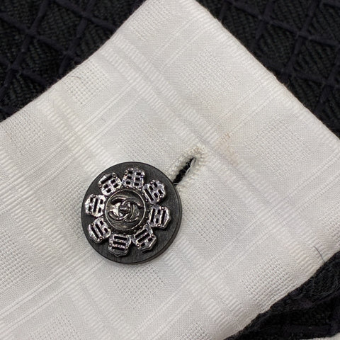 【中古】 CHANEL シャネル JACKET パイピングココボタンジャガード織ジャケット 34 USED 中古 2016年 CLOTHES 洋服