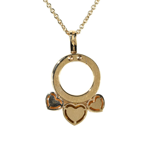 【中古】BVLGARI ブルガリ K18PG NECKLACEアレグラハート ネックレス 15.0ｇ 45cm ONE PRICE