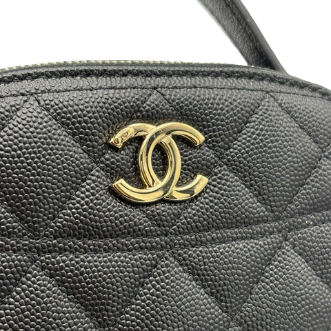 【美品】 CHANEL シャネル MATELASSE CHAIN SHOULDER BAG マトラッセ チェーンショルダーバッグ ショルダーバッグ ランダム番(2021年~) ブラック キャビアスキン 中古 USED バッグ