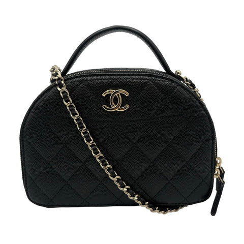 【美品】 CHANEL シャネル MATELASSE CHAIN SHOULDER BAG マトラッセ チェーンショルダーバッグ ショルダーバッグ ランダム番(2021年~) ブラック キャビアスキン 中古 USED バッグ