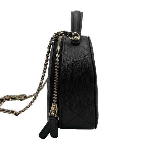 【美品】 CHANEL シャネル MATELASSE CHAIN SHOULDER BAG マトラッセ チェーンショルダーバッグ ショルダーバッグ ランダム番(2021年~) ブラック キャビアスキン 中古 USED バッグ