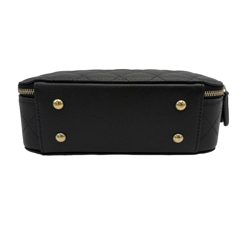 【美品】 CHANEL シャネル MATELASSE CHAIN SHOULDER BAG マトラッセ チェーンショルダーバッグ ショルダーバッグ ランダム番(2021年~) ブラック キャビアスキン 中古 USED バッグ