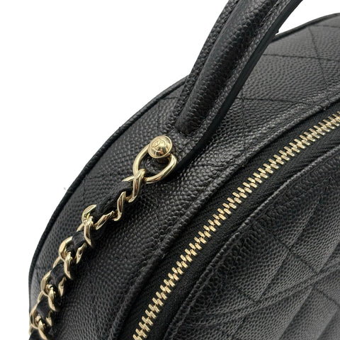 【美品】 CHANEL シャネル MATELASSE CHAIN SHOULDER BAG マトラッセ チェーンショルダーバッグ ショルダーバッグ ランダム番(2021年~) ブラック キャビアスキン 中古 USED バッグ