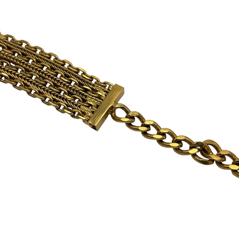 【中古】 CHANEL シャネル LION HEAD ライオンヘッドベルト BELT ゴールド GP 中古
