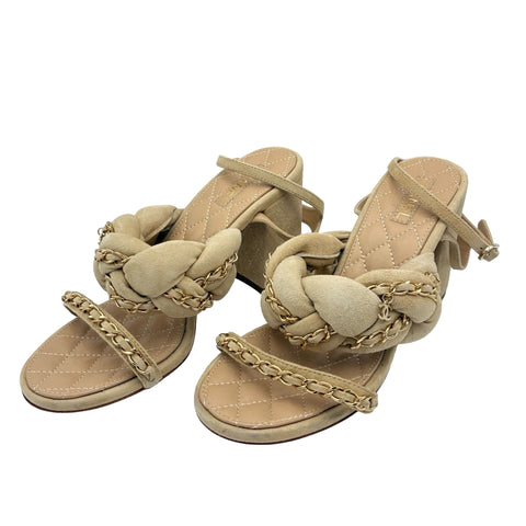 【中古】 CHANEL シャネル SANDALS サンダル 37.5 USED 中古 アパレル 靴