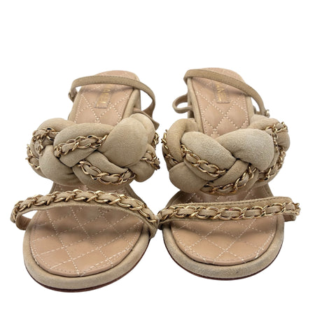 【中古】 CHANEL シャネル SANDALS サンダル 37.5 USED 中古 アパレル 靴