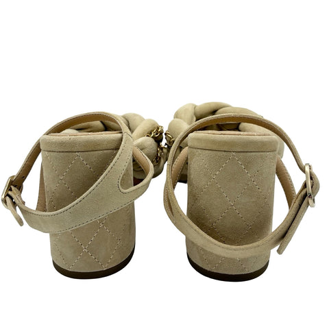 【中古】 CHANEL シャネル SANDALS サンダル 37.5 USED 中古 アパレル 靴