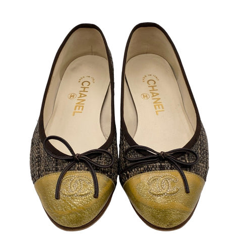 【中古】 CHANEL シャネル SANDALS バレエシューズ 36 USED 中古 靴