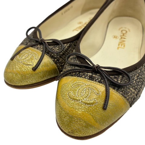 【中古】 CHANEL シャネル SANDALS バレエシューズ 36 USED 中古 靴