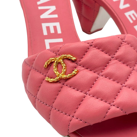 【中古】 CHANEL シャネル MULES サンダル ミュール 37.5 USED 中古 2022年 靴