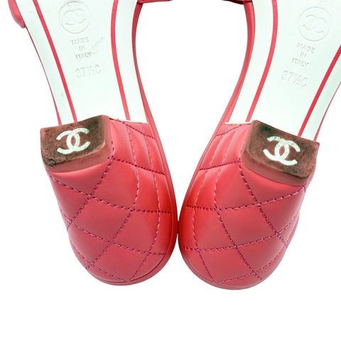 【中古】 CHANEL シャネル MULES サンダル ミュール 37.5 USED 中古 2022年 靴