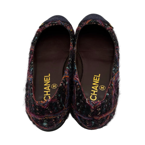 【中古】 CHANEL シャネル SHOES バレエシューズ 37 USED 中古 靴