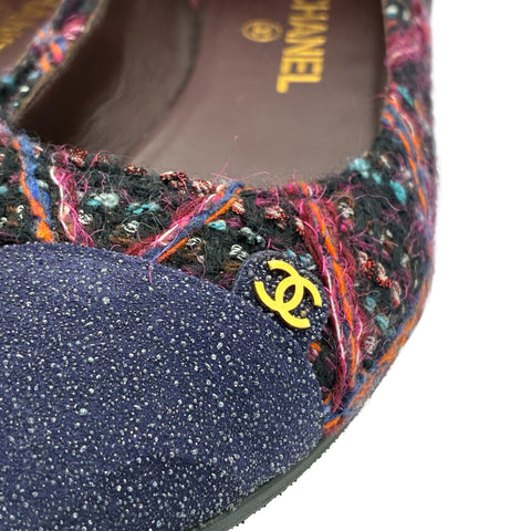 【中古】 CHANEL シャネル SHOES バレエシューズ 37 USED 中古 靴