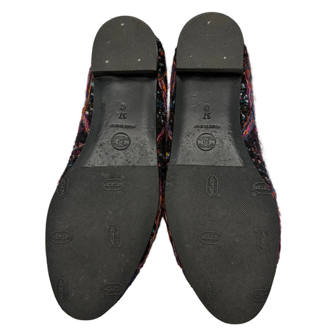 【中古】 CHANEL シャネル SHOES バレエシューズ 37 USED 中古 靴