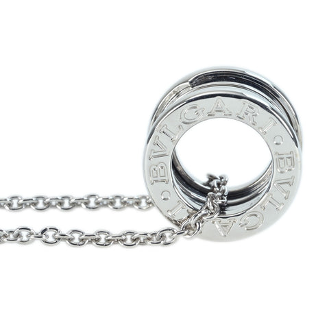 【中古】BVLGARI ブルガリ K18WG B.ZERO1 PENDANT NECKLACE ビーゼロワンペンダントネックレス 12.0ｇ